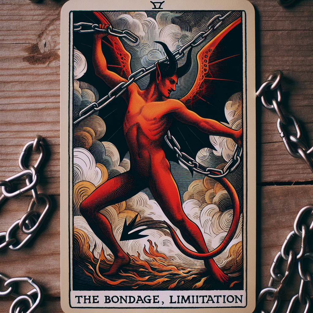 the devils chains breaking free from bondage in tarot