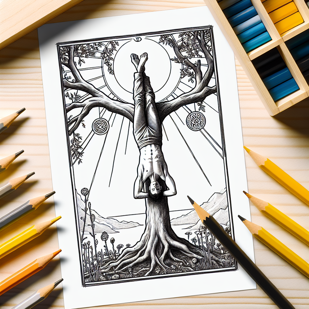 the hanged mans pause letting go and gaining perspective with tarot